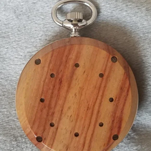 Vintage Luc Humbert Bois de Rose Pocketwatch - Picture 4 of 4